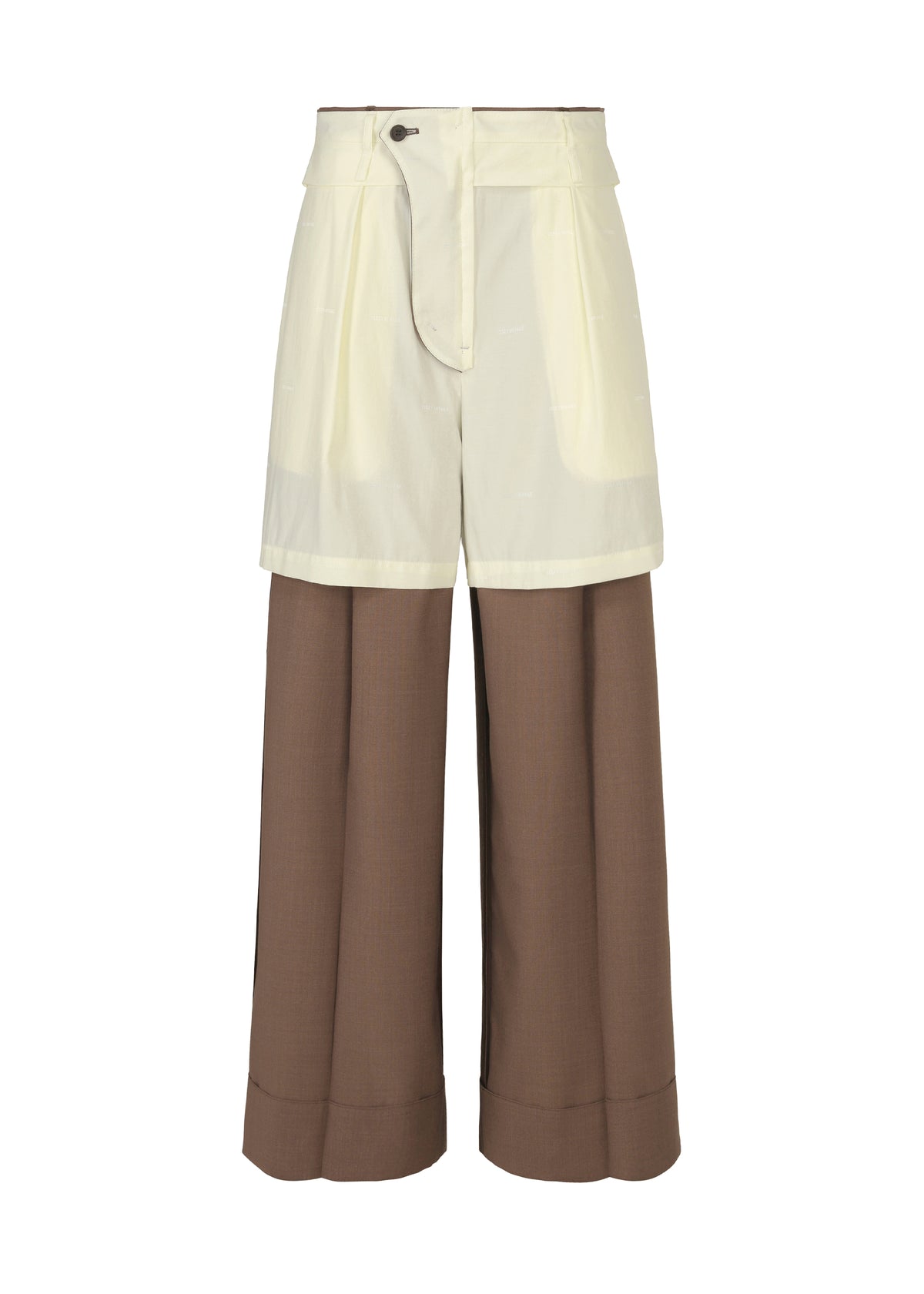 PALINDROME、ウィメンズ_パンツ、ブラウン、ブラウン