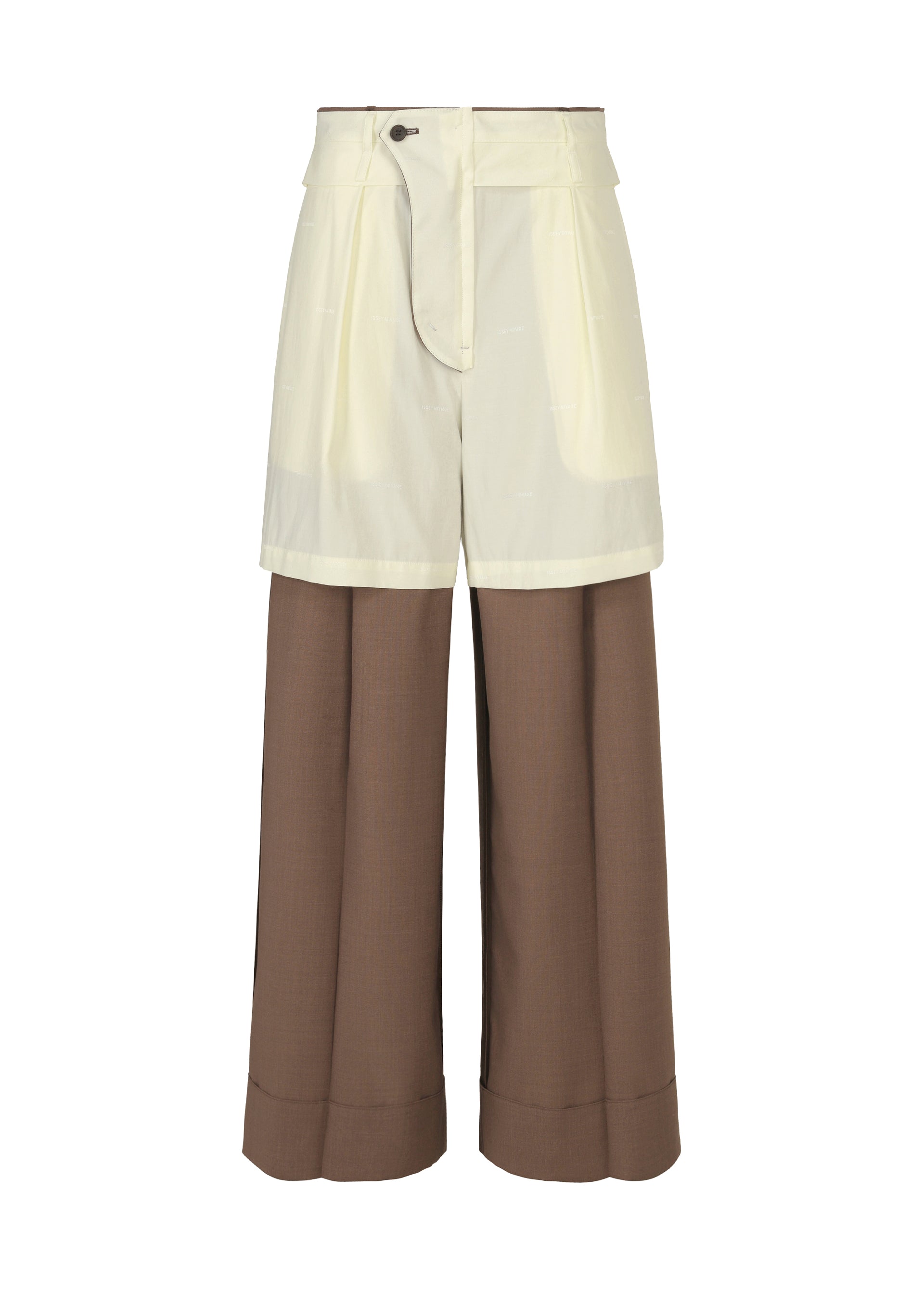 PALINDROME、ウィメンズ_パンツ、ブラウン、ブラウン