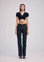 PIGMENT DYED PANTS、ウィメンズ_パンツ、着用画像1