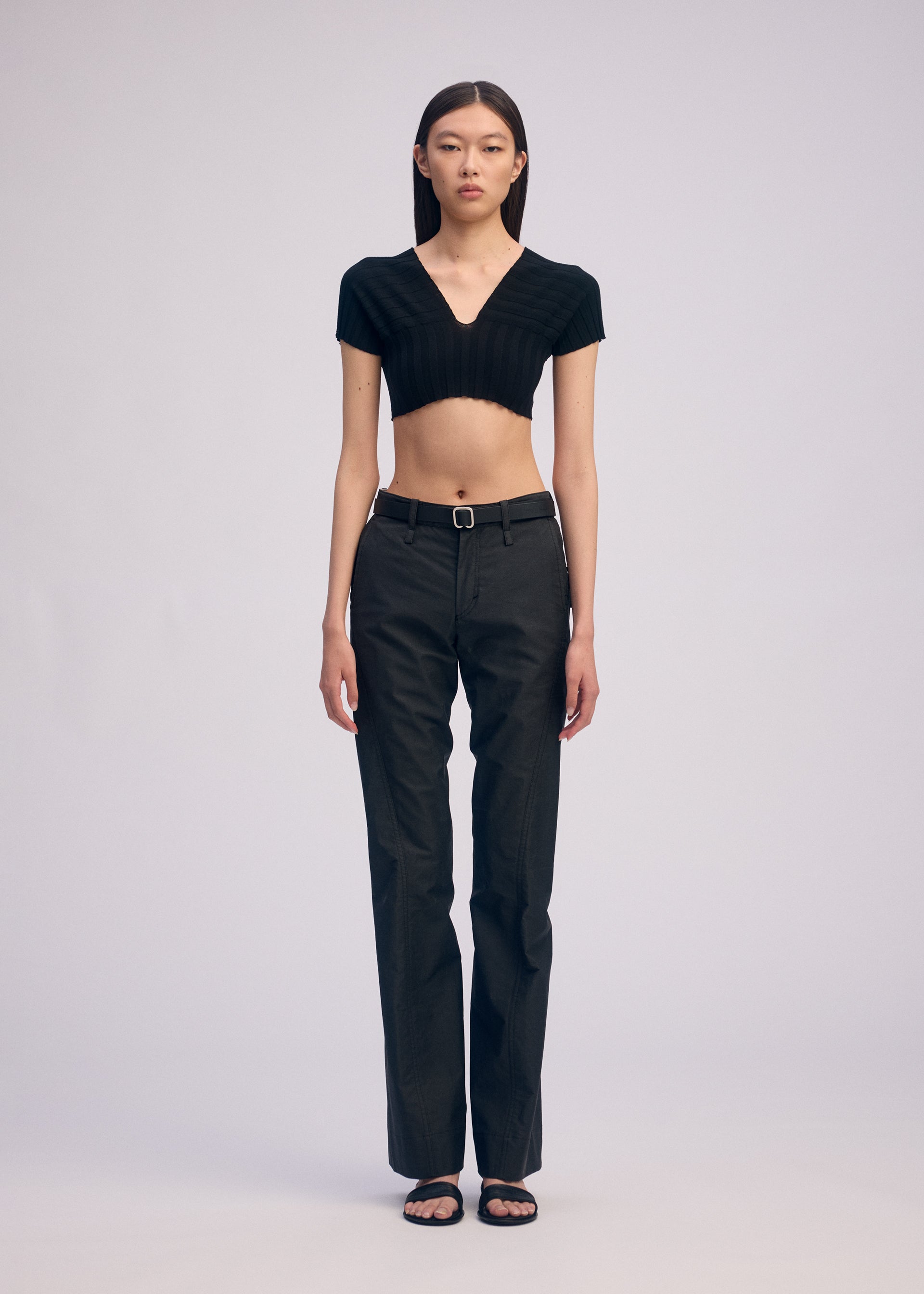 PIGMENT DYED PANTS、ウィメンズ_パンツ、着用画像1