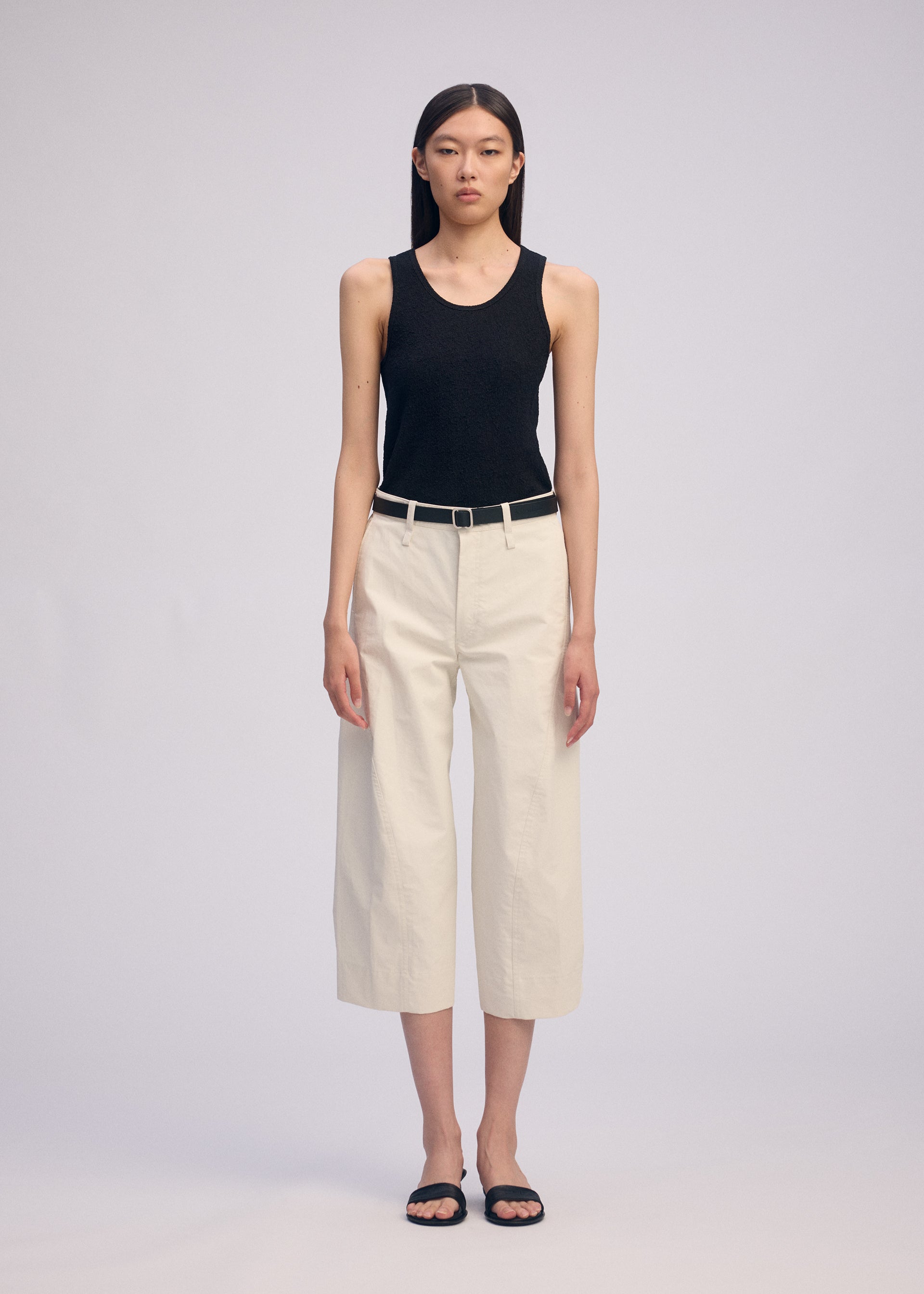 PIGMENT DYED PANTS、ウィメンズ_パンツ、着用画像1