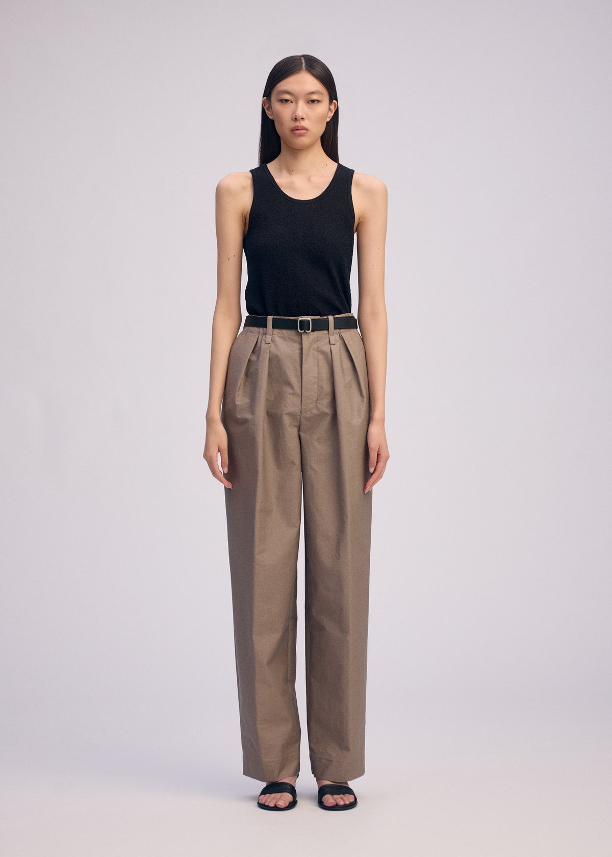 PIGMENT DYED PANTS、ウィメンズ_パンツ、着用画像1