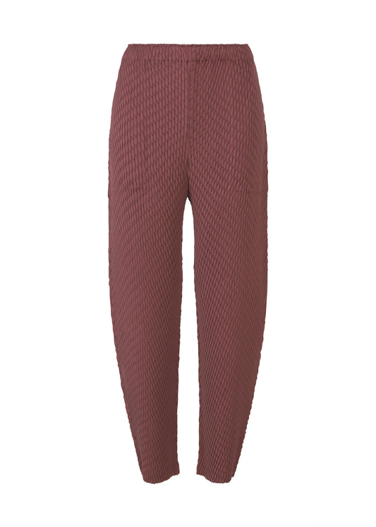 SLEEK PLEATS、ウィメンズ_パンツ、パープル