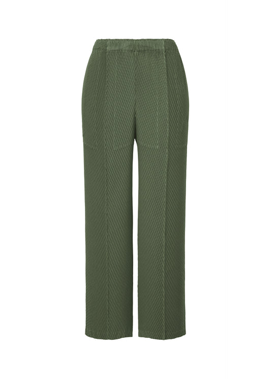 RHOMBUS PLEATS、ウィメンズ_パンツ、グリーン