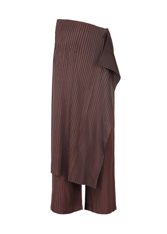 PLEATED ON PLEATS、ウィメンズ_パンツ、パープル