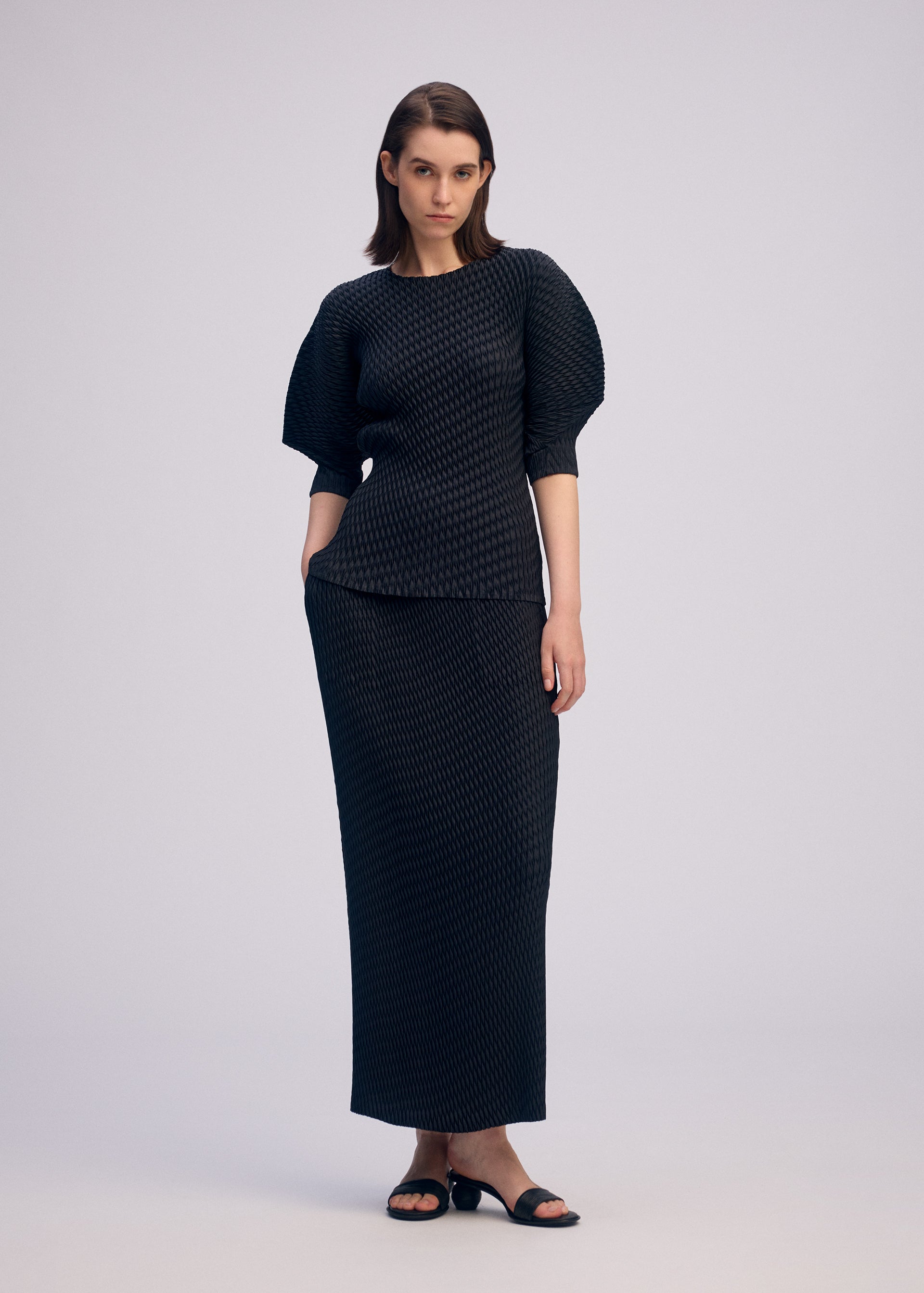 SLEEK PLEATS、ウィメンズ_スカート、着用画像2