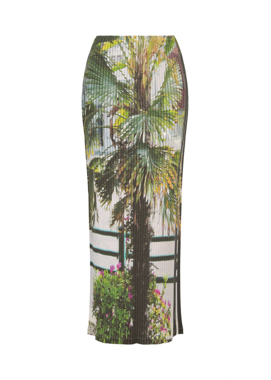 URBAN JUNGLE PLEATS、ウィメンズ_スカート、カーキ