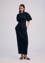 LINEN LIKE RIB PLEATS、ウィメンズ_スカート、着用画像2