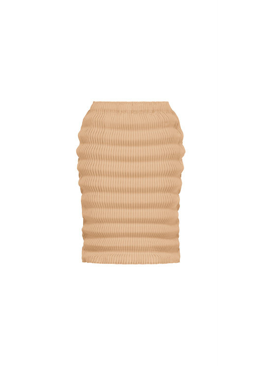 SPRING PLEATS、ウィメンズ_スカート、ベージュ