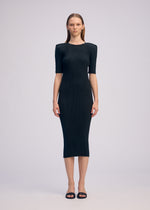 BOX SHOULDER PLEATS、ウィメンズ_ワンピース、着用画像1