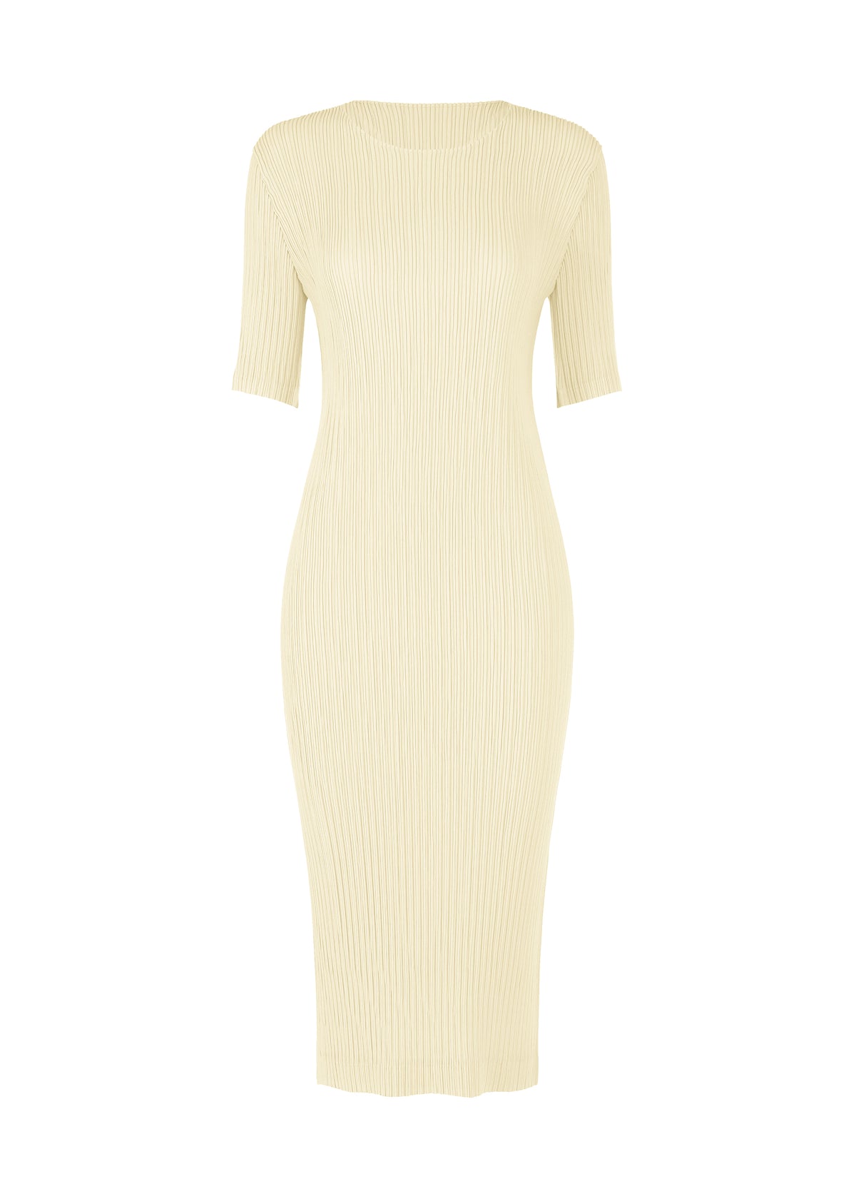 HATCHING PLEATS、ウィメンズ_ワンピース、ホワイト