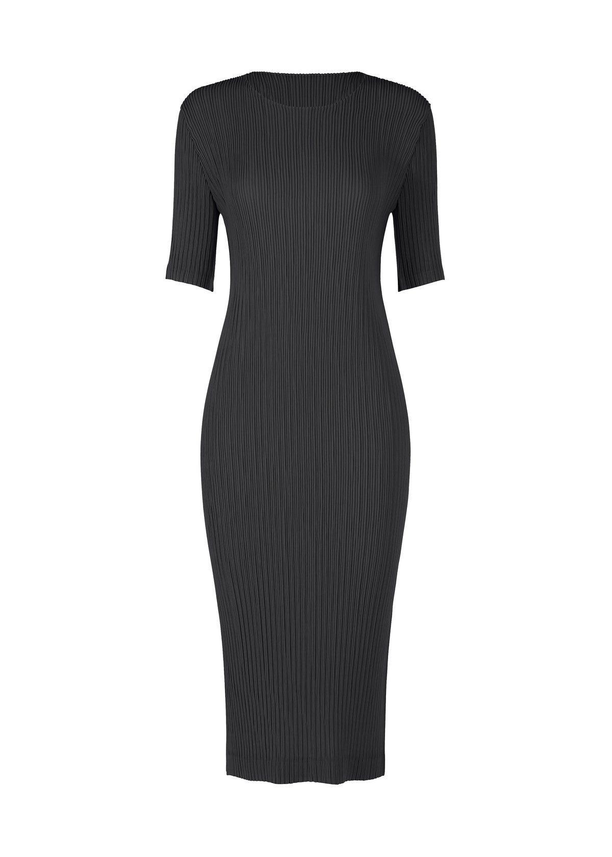 HATCHING PLEATS、ウィメンズ_ワンピース、ブラック