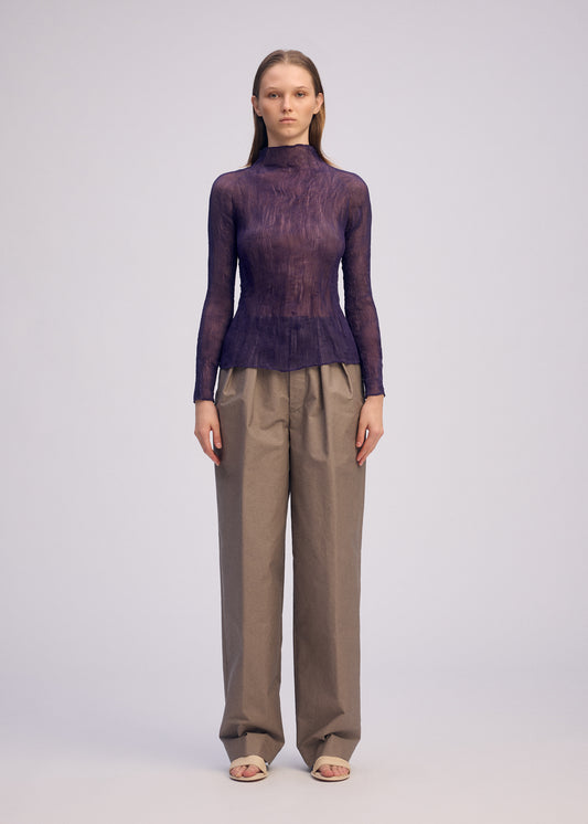 CHIFFON TWIST 2、ウィメンズ_トップス_トップ、着用画像1