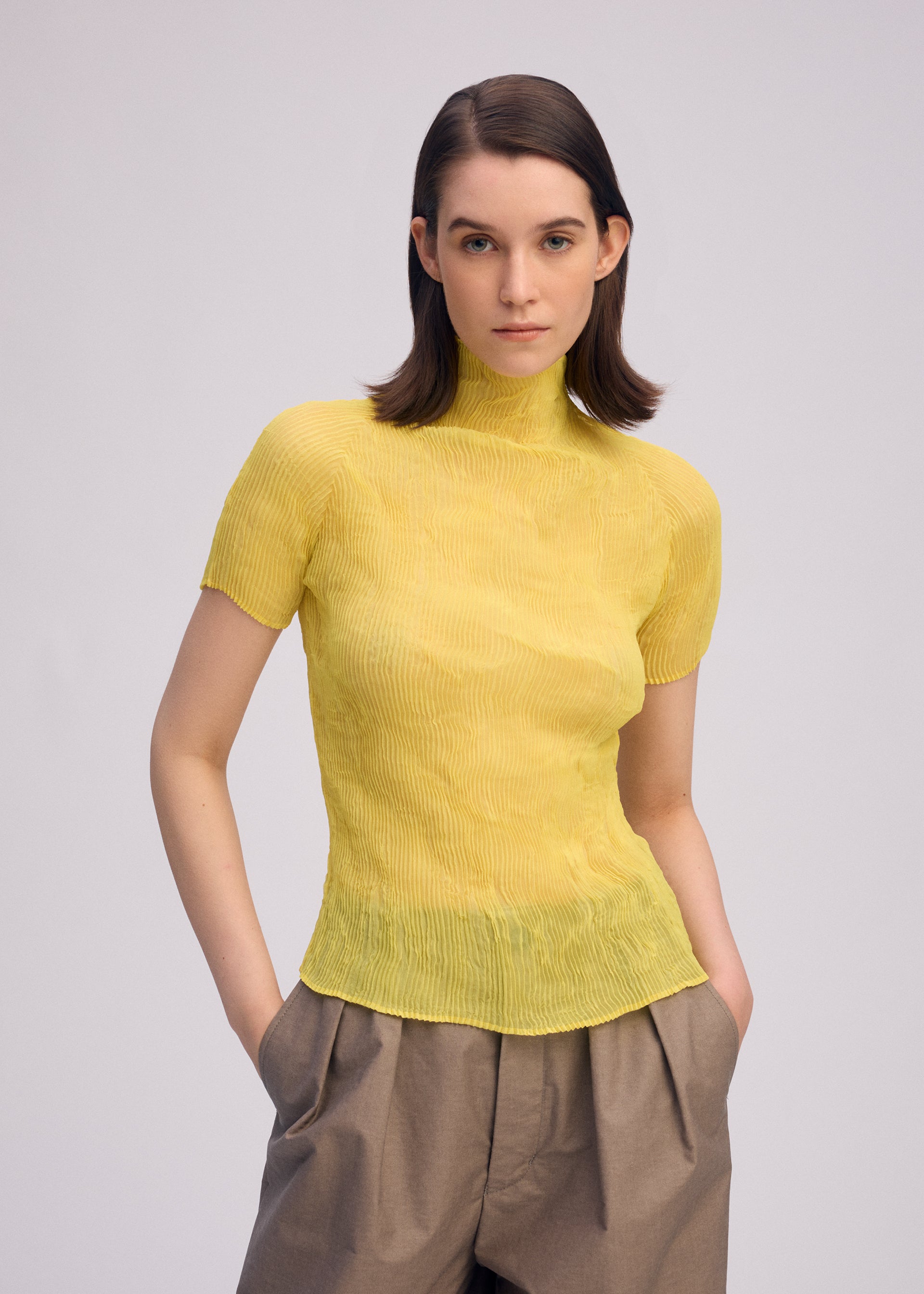 ISSEY MIYAKE シフォンツイスト 半袖 トップス CHIFFON TWIST 3 – isseymiyake.com