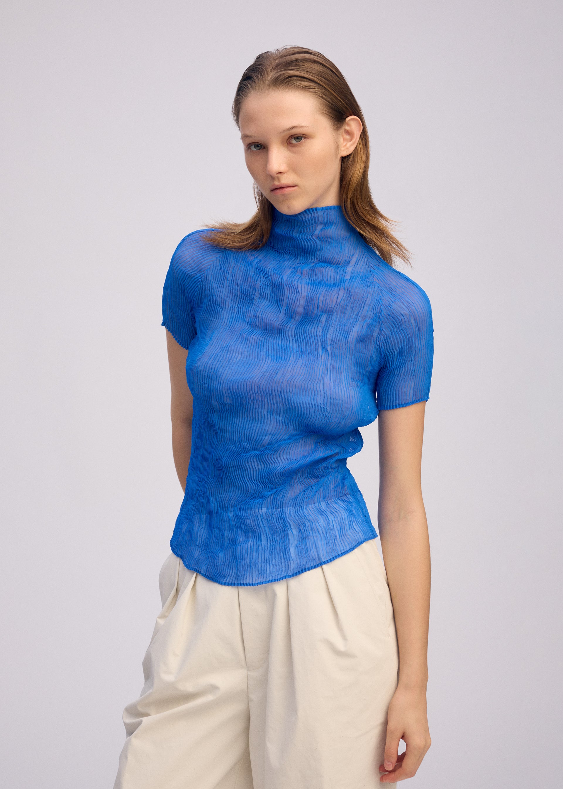 ISSEY MIYAKE シフォンツイスト 半袖 トップス CHIFFON TWIST 3 – isseymiyake.com