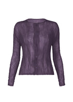 CHIFFON TWIST 2、ウィメンズ_トップス_カーディガン、パープル
