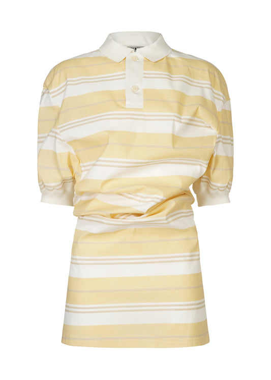 GENERIC WEAR：STRIPES、ウィメンズ_トップス_シャツ、ブラウン