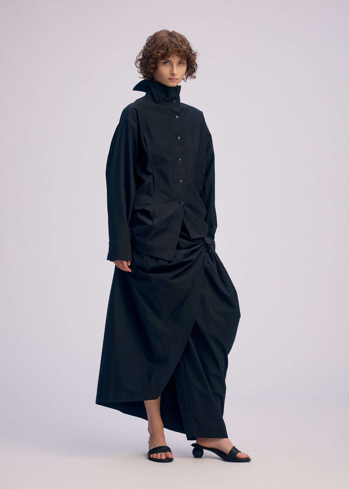 TWISTED DRAPE、ウィメンズ_トップス_シャツ、着用画像2