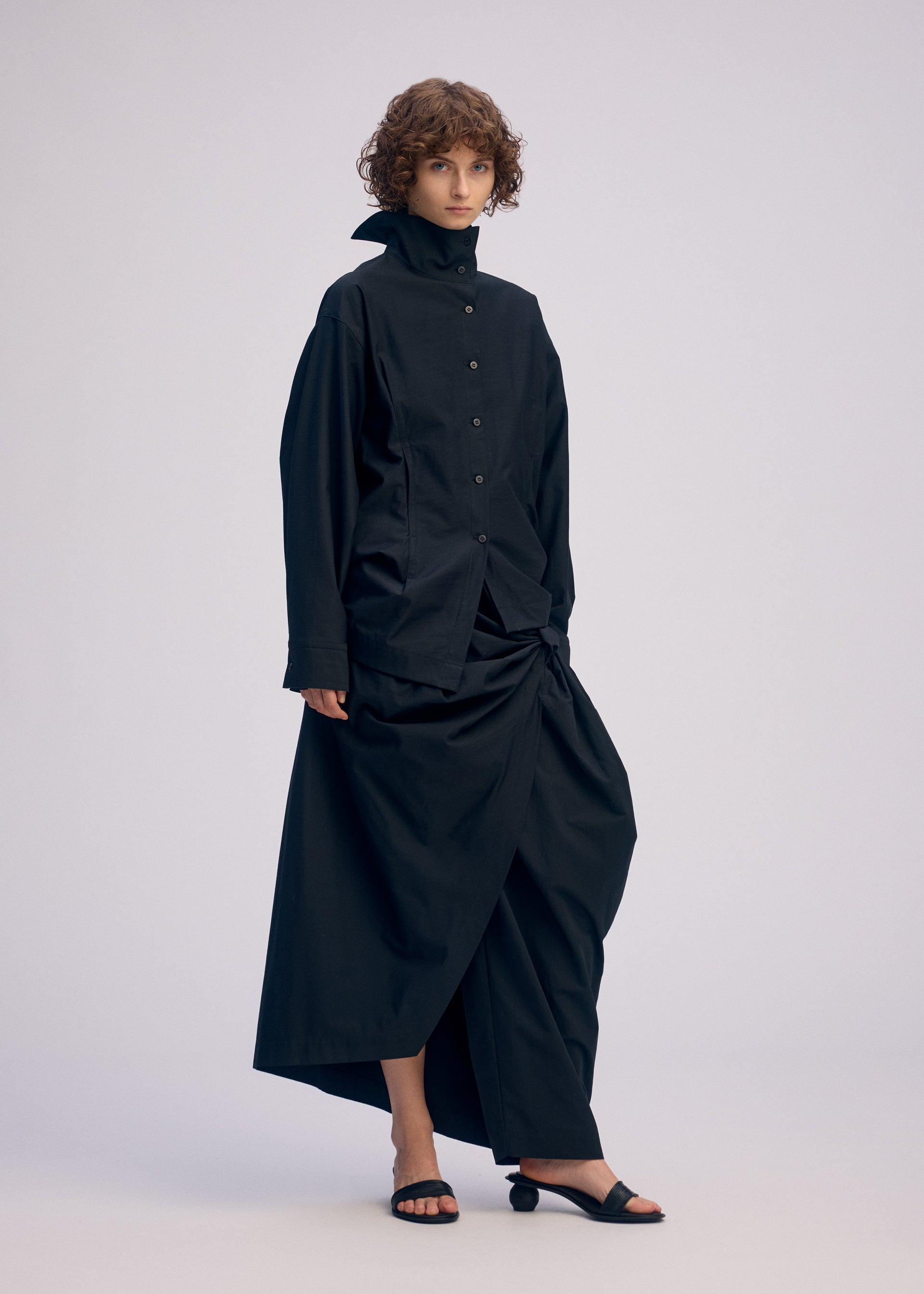 TWISTED DRAPE、ウィメンズ_トップス_シャツ、着用画像2