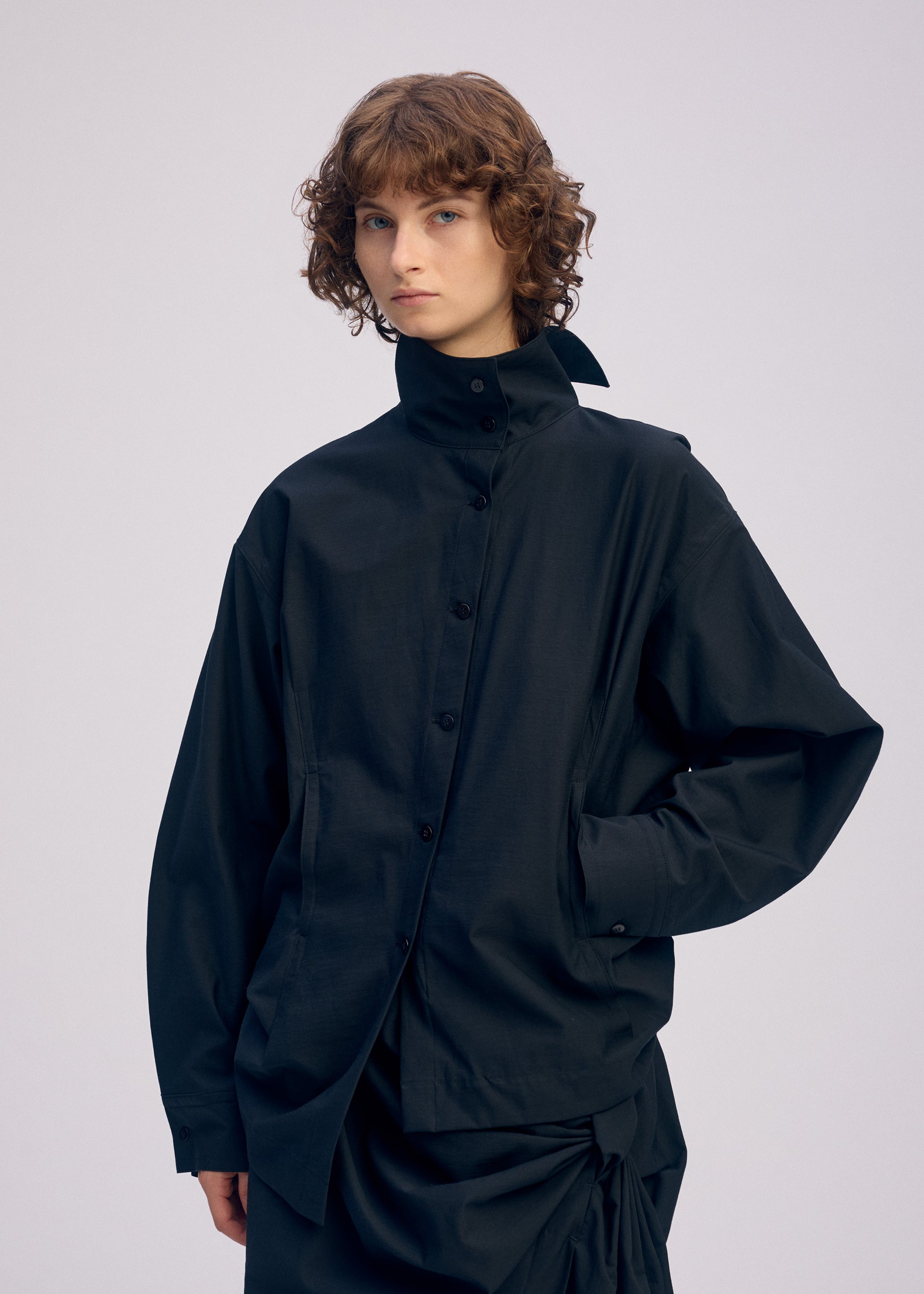 TWISTED DRAPE、ウィメンズ_トップス_シャツ、着用画像3