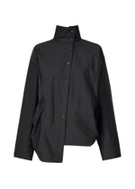 TWISTED DRAPE、ウィメンズ_トップス_シャツ、ブラック