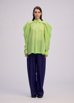 R SHIRT SHEER、ウィメンズ_トップス_シャツ、着用画像1