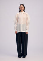 R SHIRT SHEER、ウィメンズ_トップス_シャツ、着用画像3