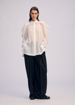 R SHIRT SHEER、ウィメンズ_トップス_シャツ、着用画像4