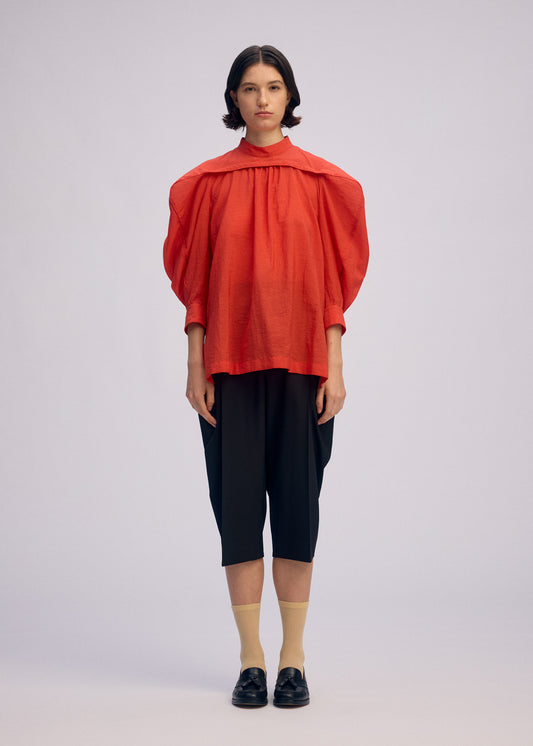 R SHIRT SHEER、ウィメンズ_トップス_シャツ、着用画像1