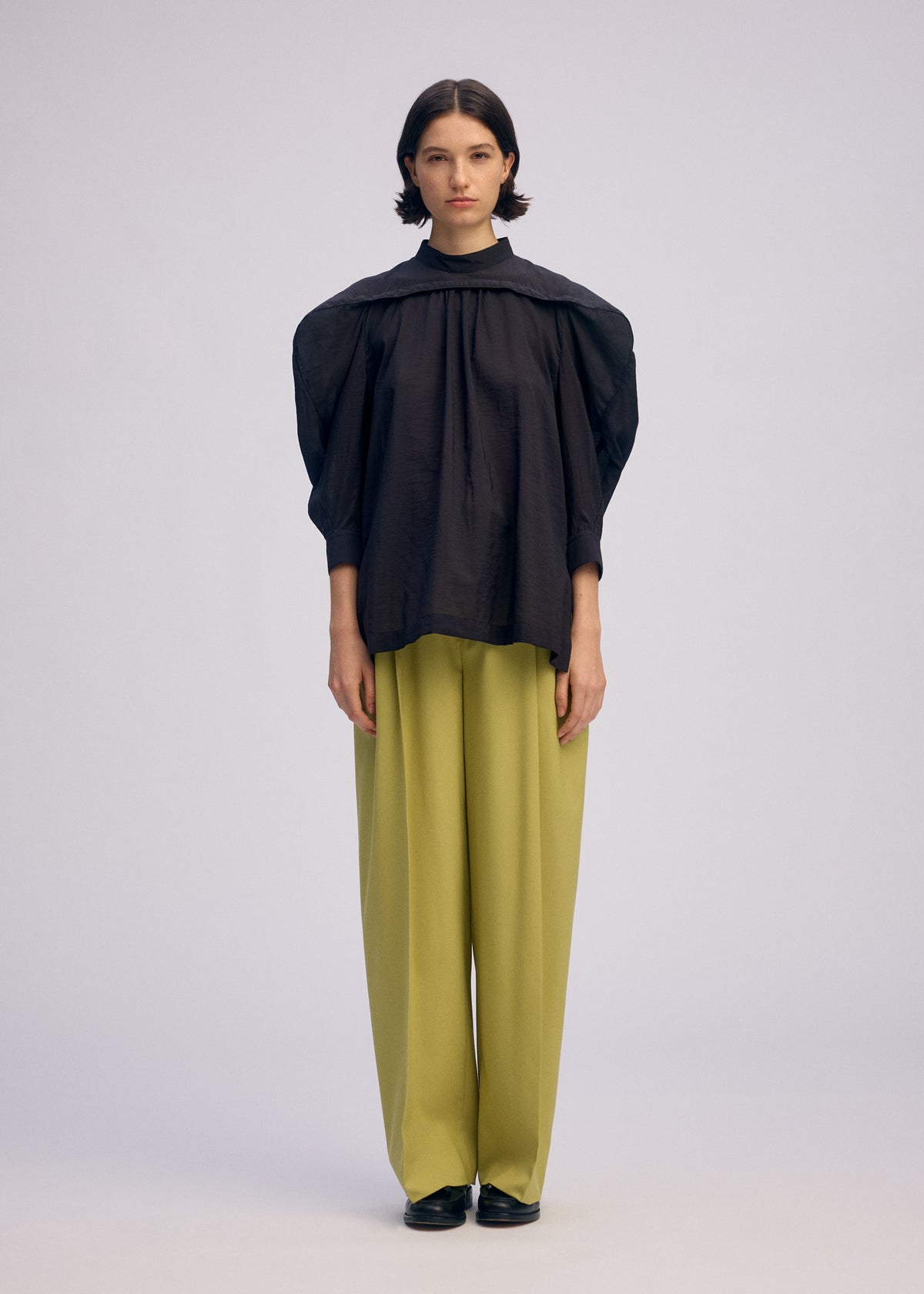 R SHIRT SHEER、ウィメンズ_トップス_シャツ、着用画像3