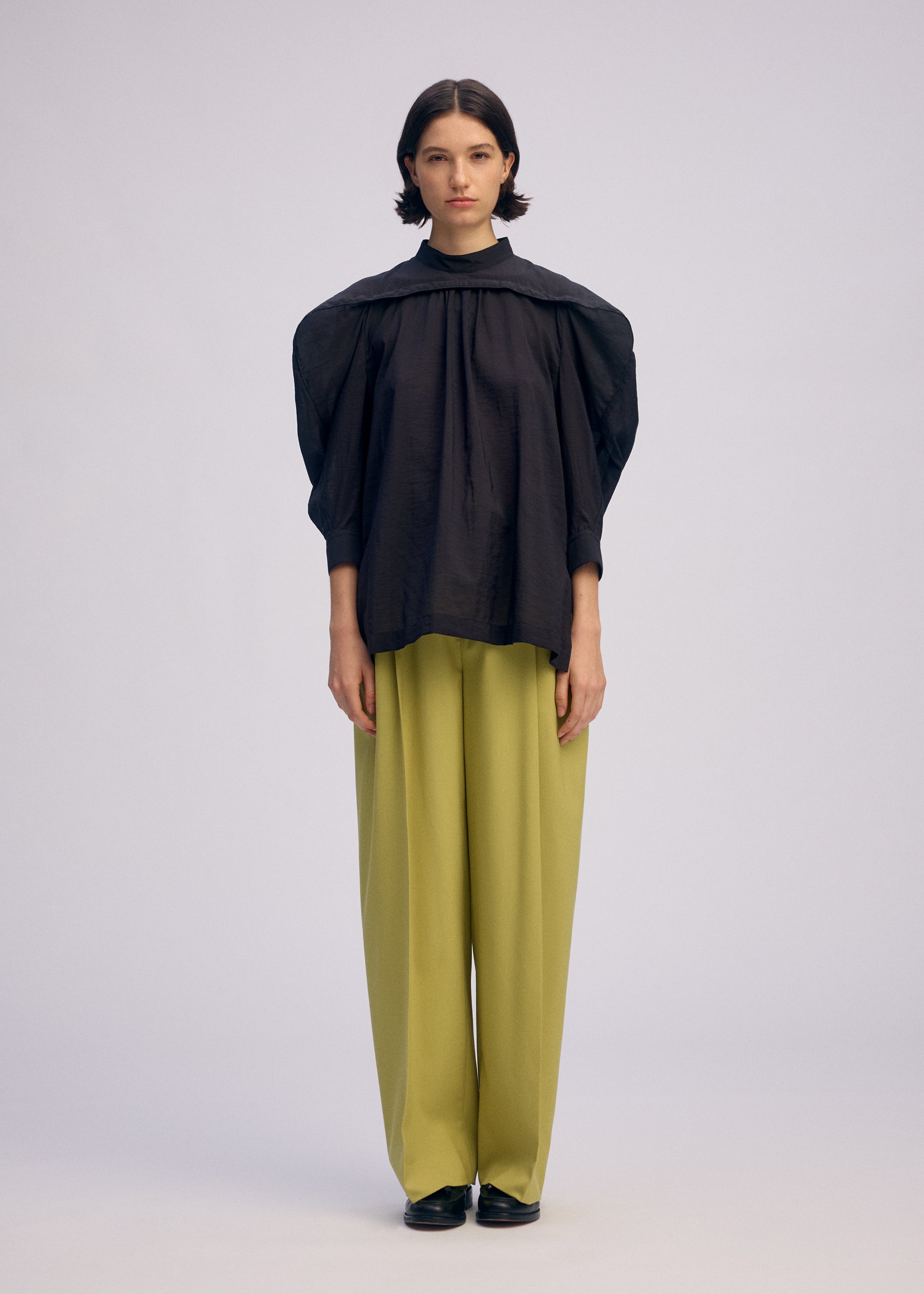 R SHIRT SHEER、ウィメンズ_トップス_シャツ、着用画像3