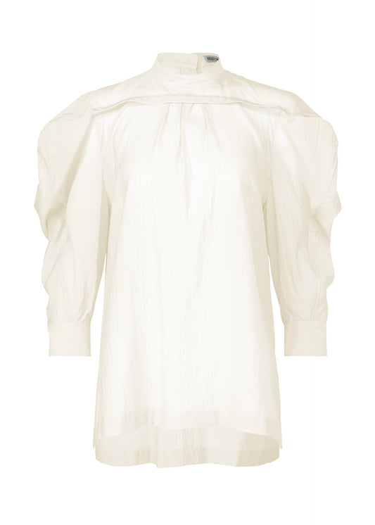 R SHIRT SHEER、ウィメンズ_トップス_シャツ、ホワイト