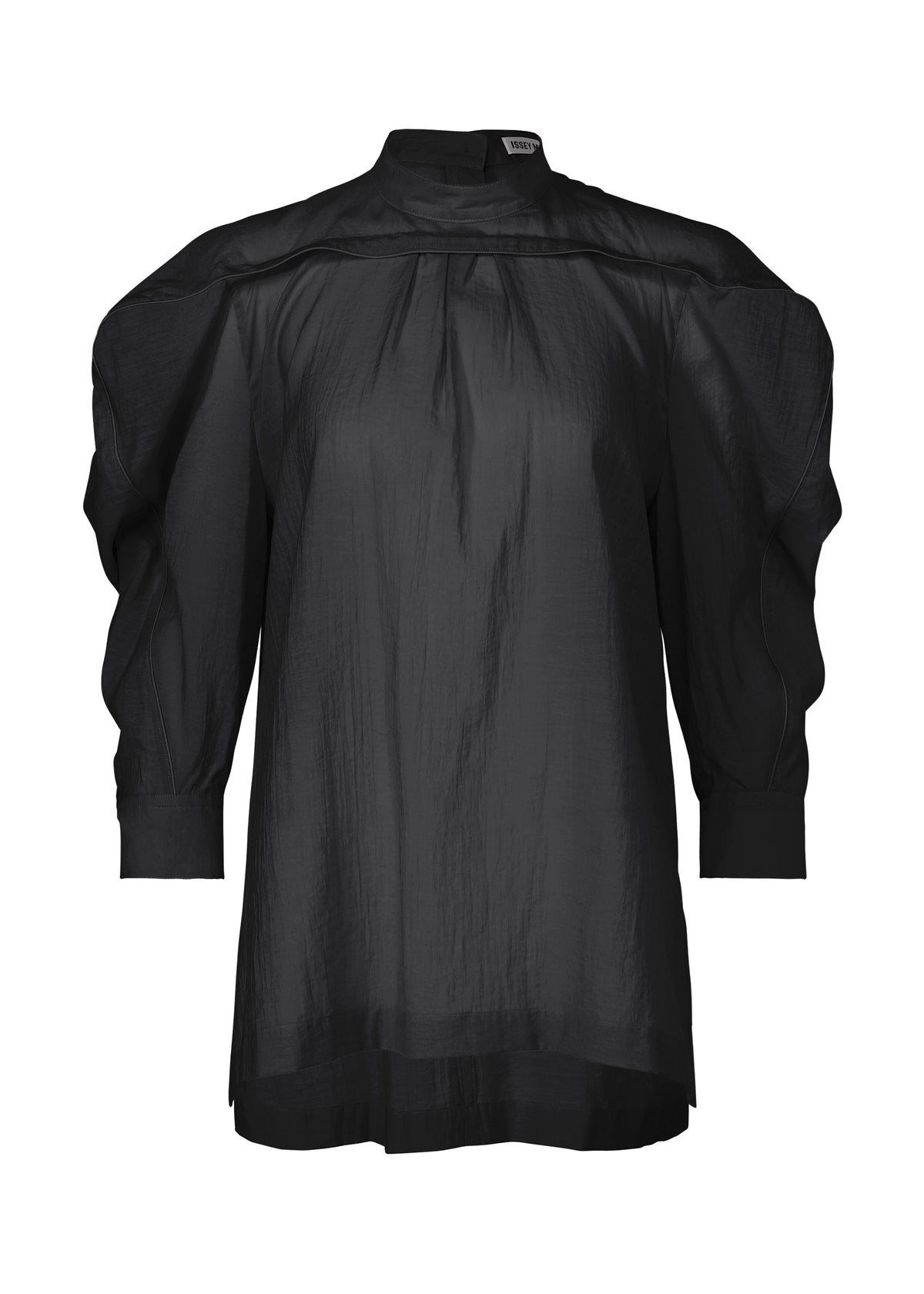R SHIRT SHEER、ウィメンズ_トップス_シャツ、ブラック