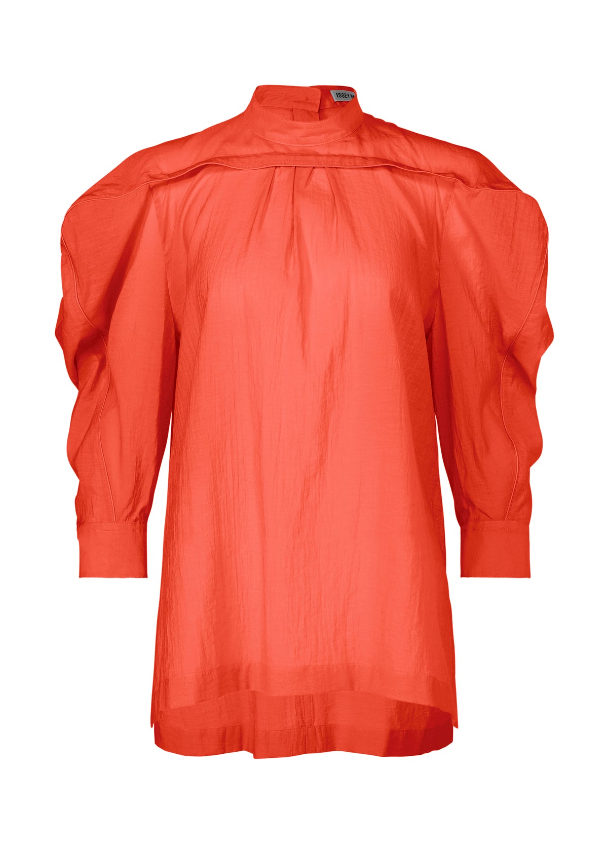 R SHIRT SHEER、ウィメンズ_トップス_シャツ、レッド