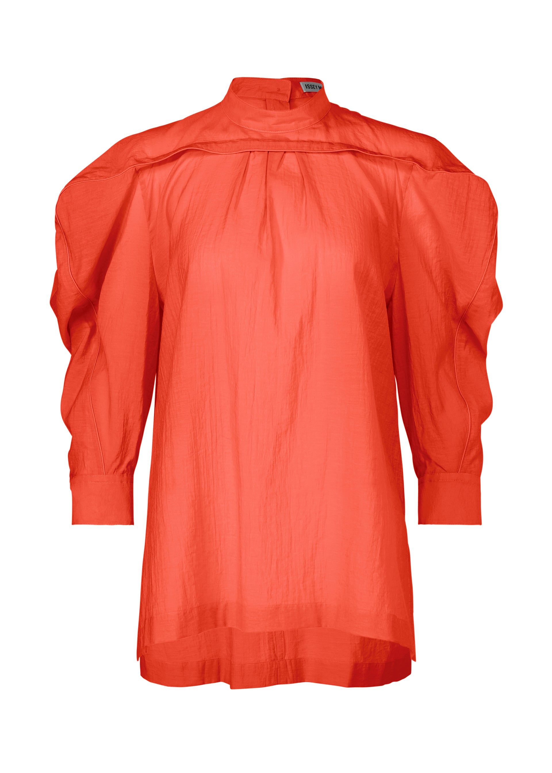 R SHIRT SHEER、ウィメンズ_トップス_シャツ、レッド
