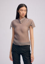 SHEER SCARF PLEATS、ウィメンズ_ニット、着用画像4