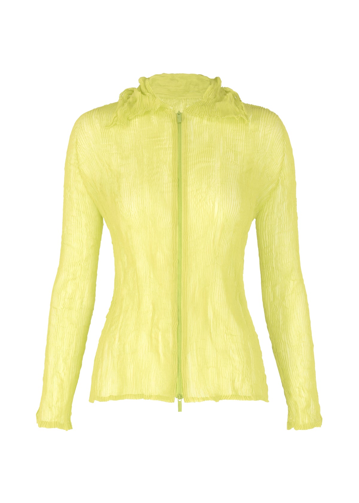 CHIFFON TWIST 1、ウィメンズ_トップス_カーディガン、グリーン