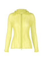 CHIFFON TWIST 1、ウィメンズ_トップス_カーディガン、グリーン