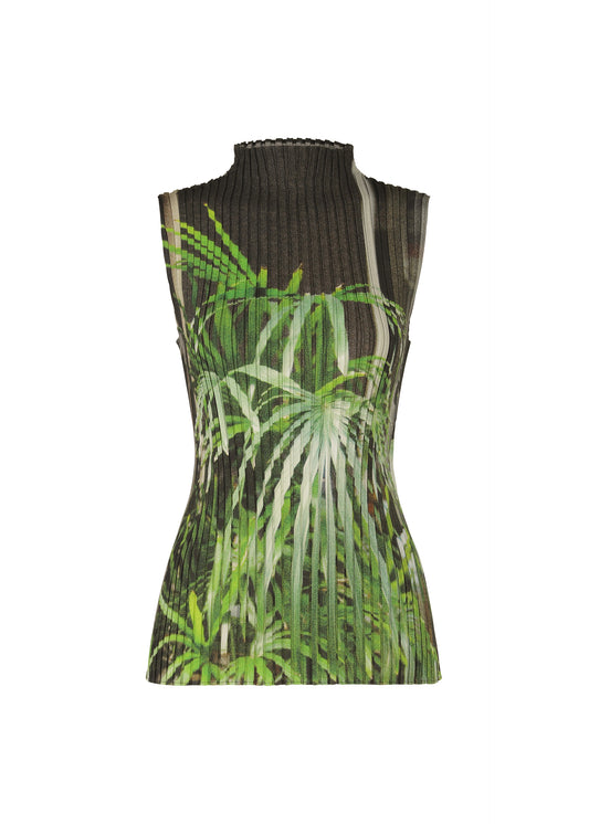 URBAN JUNGLE PLEATS、ウィメンズ_トップス_トップ、ブラック