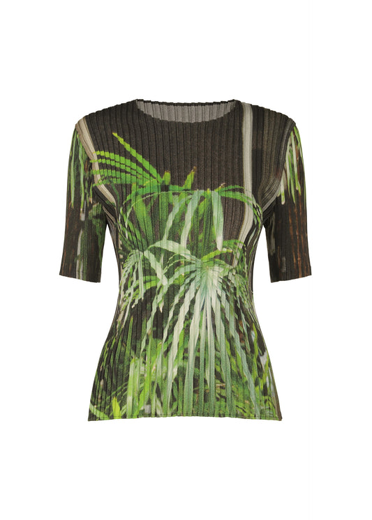 URBAN JUNGLE PLEATS、ウィメンズ_トップス_トップ、ブラック
