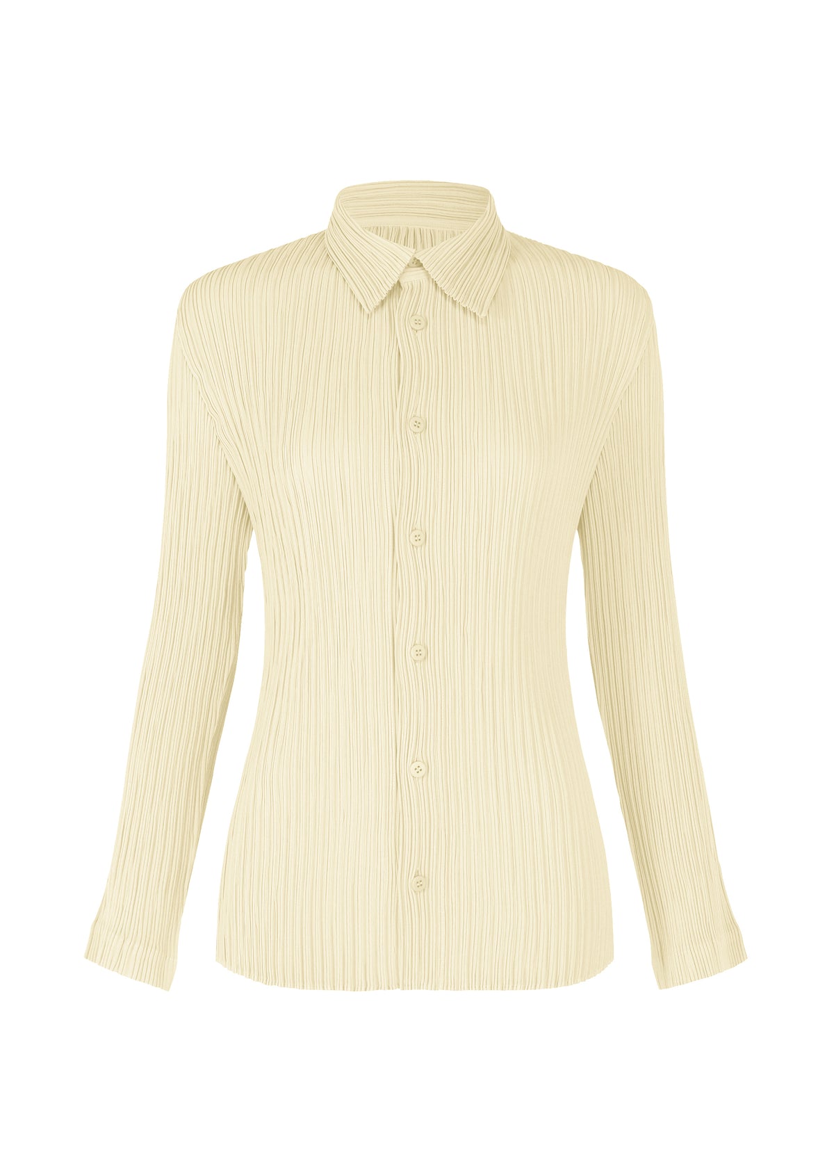 HATCHING PLEATS、ウィメンズ_トップス_シャツ、ホワイト