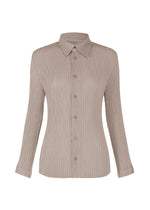 HATCHING PLEATS、ウィメンズ_トップス_シャツ、グレー