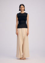SHEER FUZZY PLEATS、ウィメンズ_トップス_トップ、着用画像1