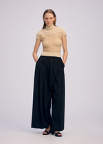 SHEER FUZZY PLEATS、ウィメンズ_トップス_トップ、着用画像2