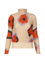 VERVE PLEATS TOP、ウィメンズ_トップス_トップ、ブラウン