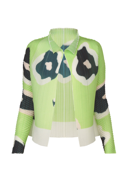 VERVE PLEATS TOP、ウィメンズ_トップス_カーディガン、カーキ