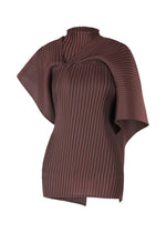 PLEATED ON PLEATS、ウィメンズ_トップス_トップ、パープル