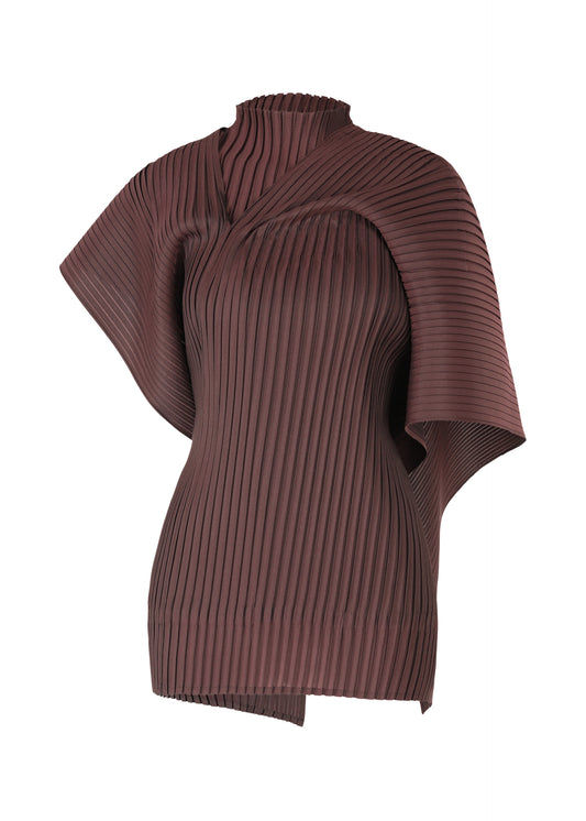 PLEATED ON PLEATS、ウィメンズ_トップス_トップ、パープル