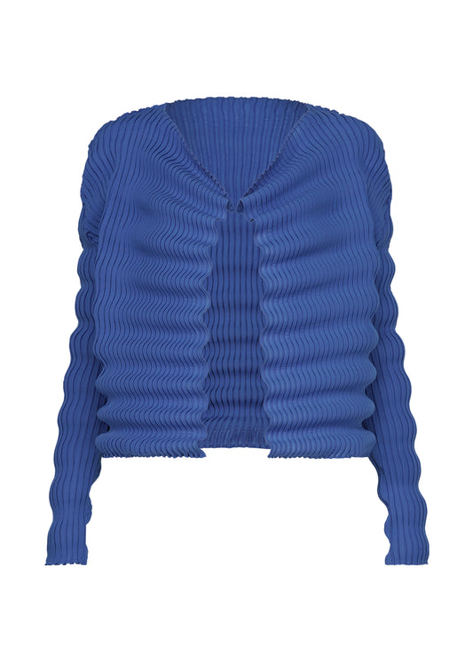 SPRING PLEATS、ウィメンズ_トップス_カーディガン、ブルー