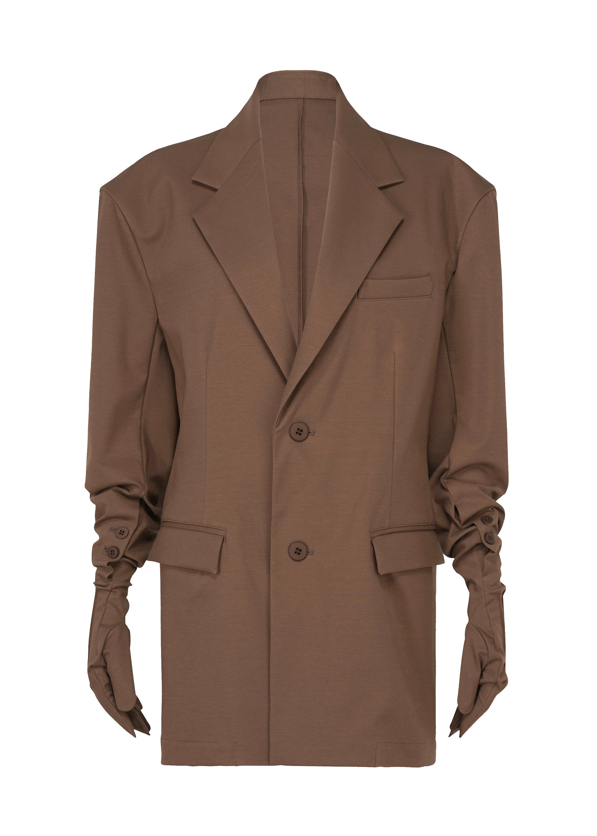 SIMPLE ENSEMBLE、ウィメンズ_ジャケット&コート_ジャケット＆ブルゾン、ブラウン